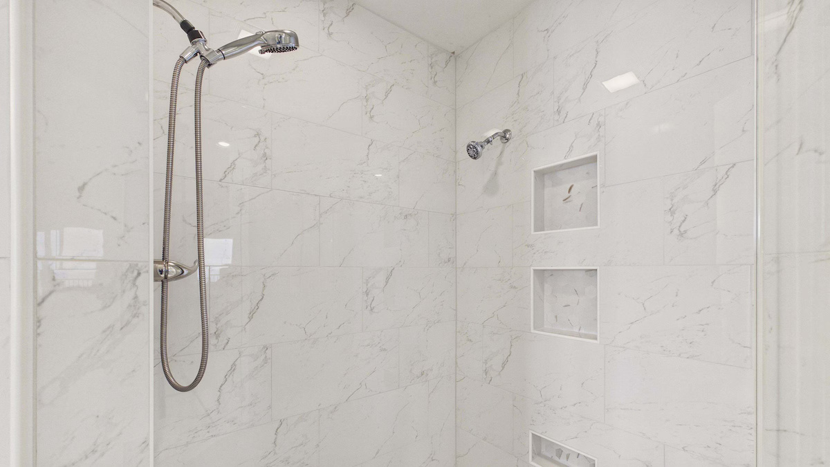 Newly Remodled Walkin tile Shower