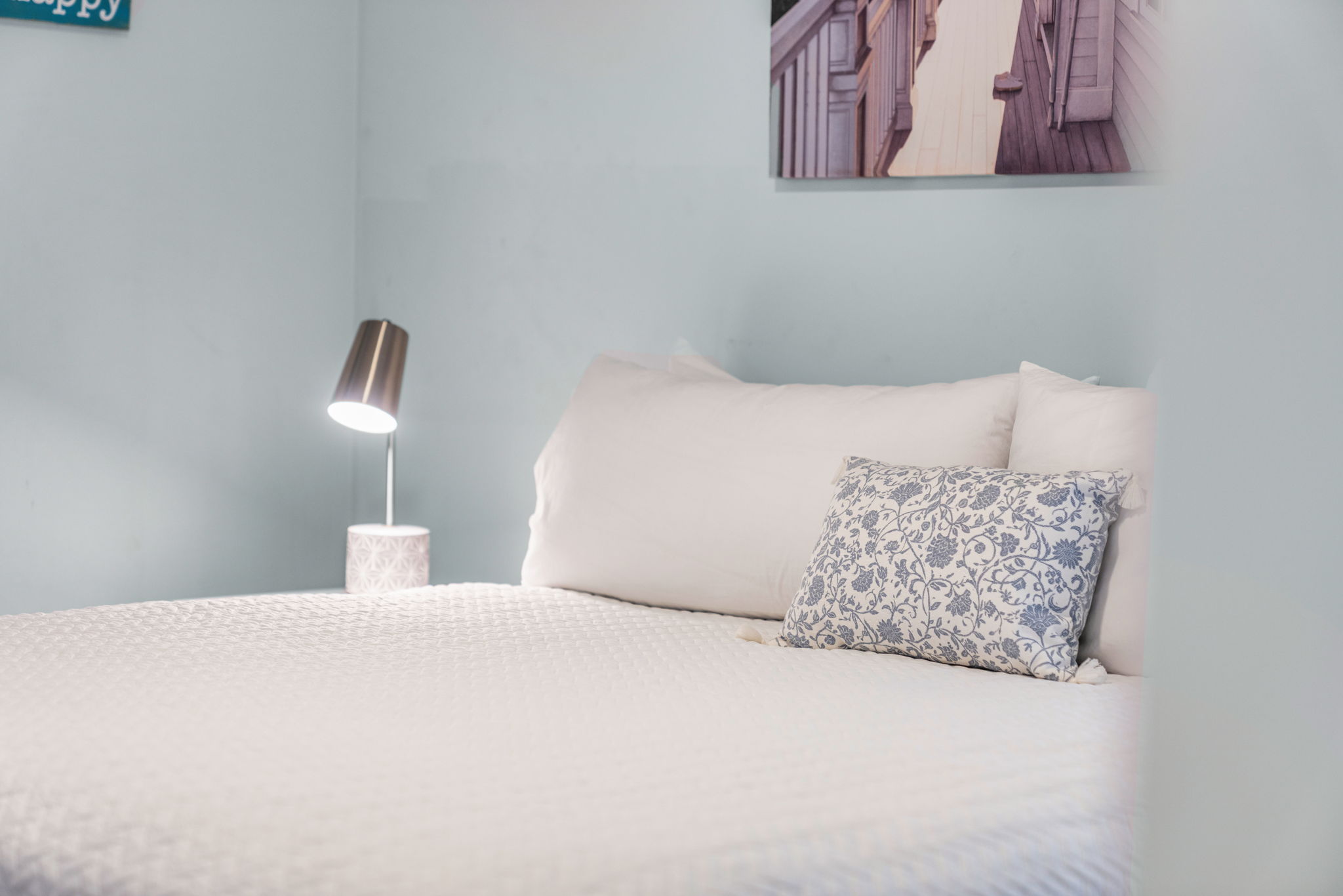 Bedroom 2: King bed shares jack n jill bath | Sand Dollar | 102 Oceanview | 1116 Ocean Blvd, Isle of Palms, SC | IOP Escapes