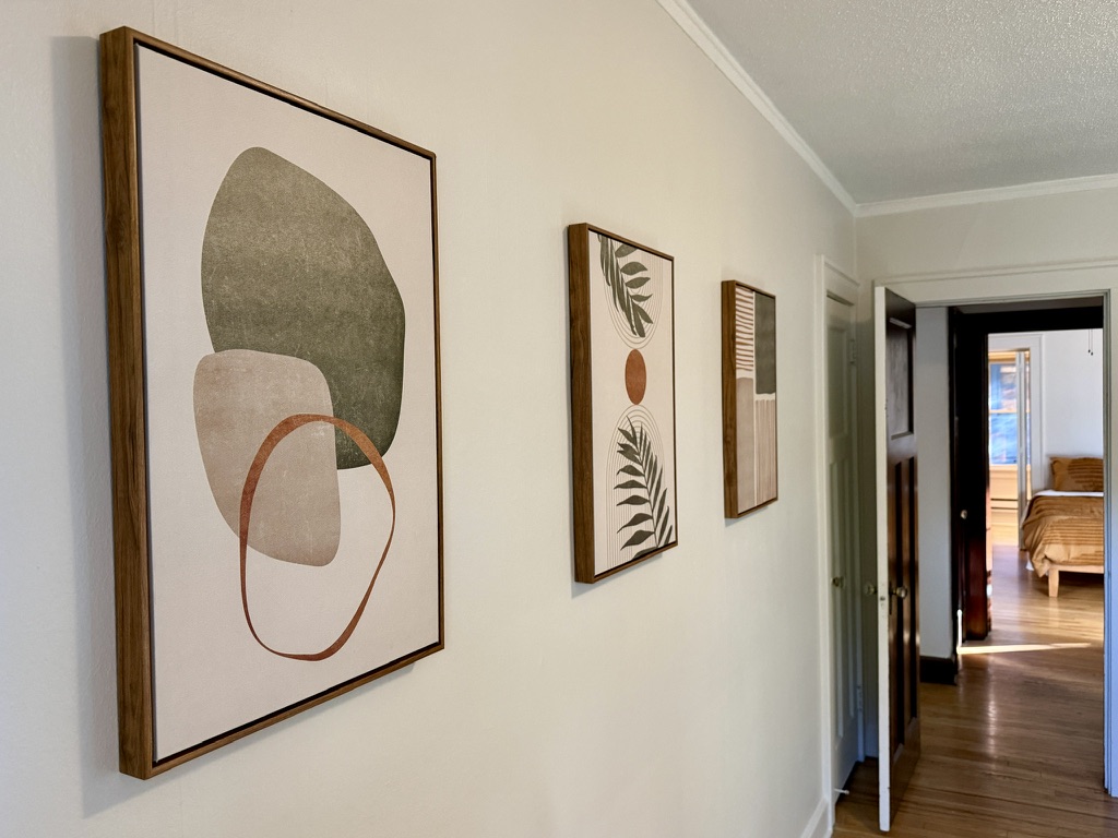 Tastefully designed Japandi inspired vibes throughout the home.