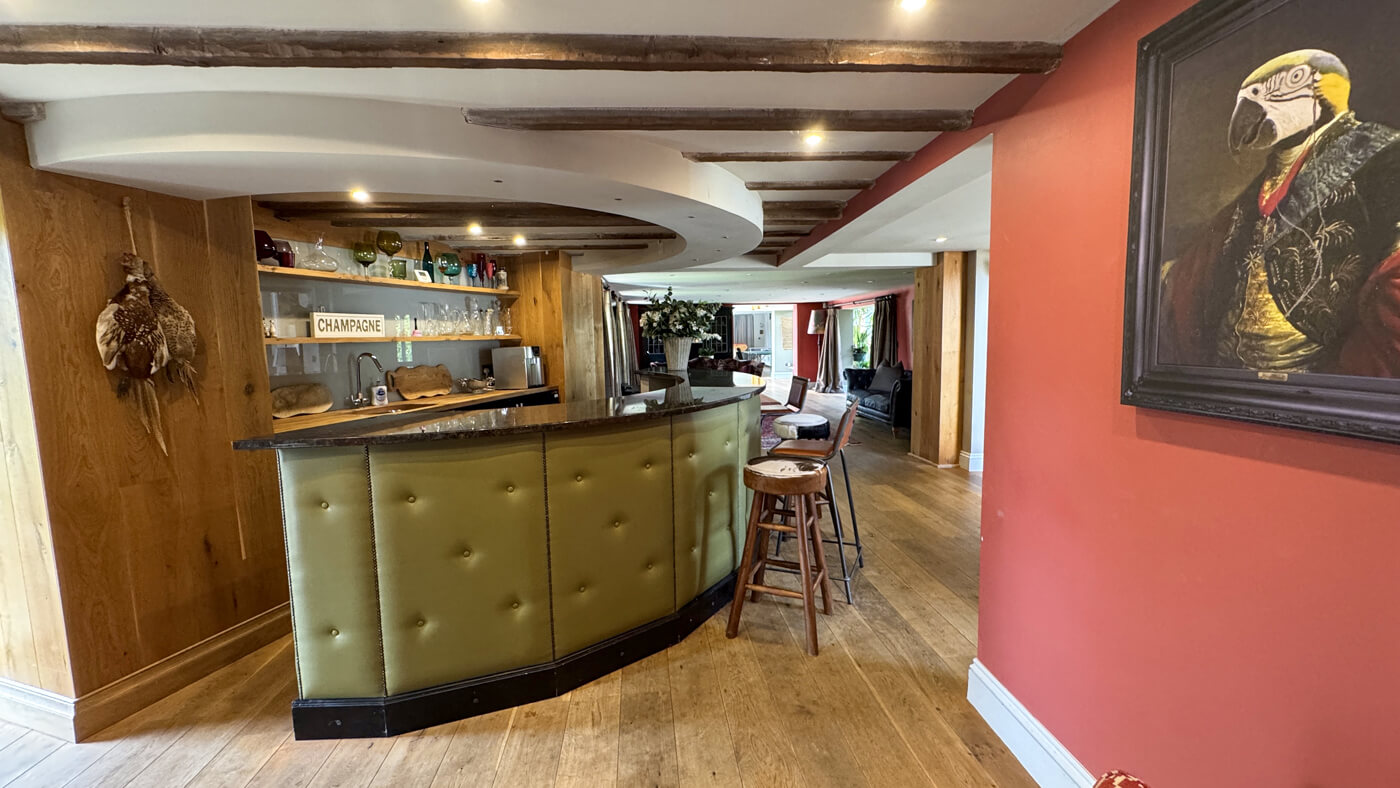 Bar looking towards the sitting room