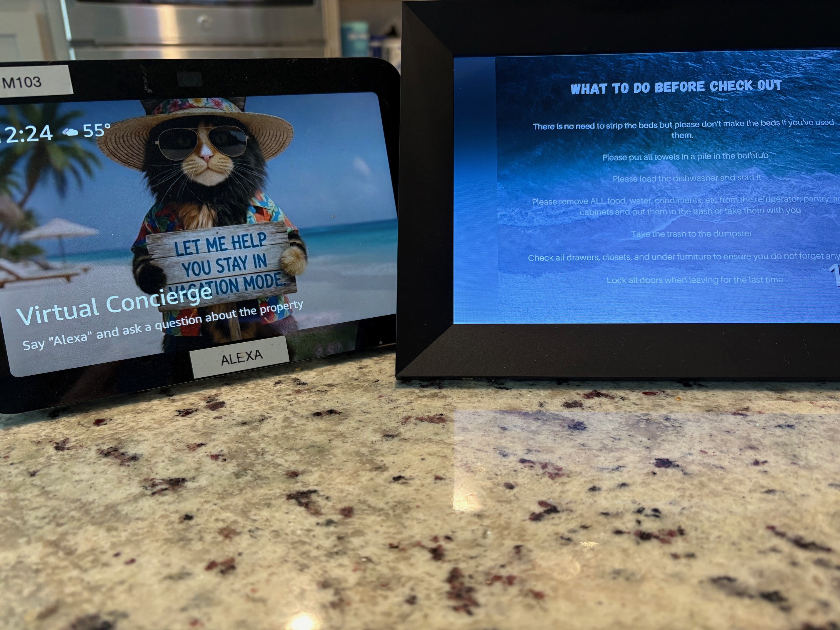 Alexa Device in unit