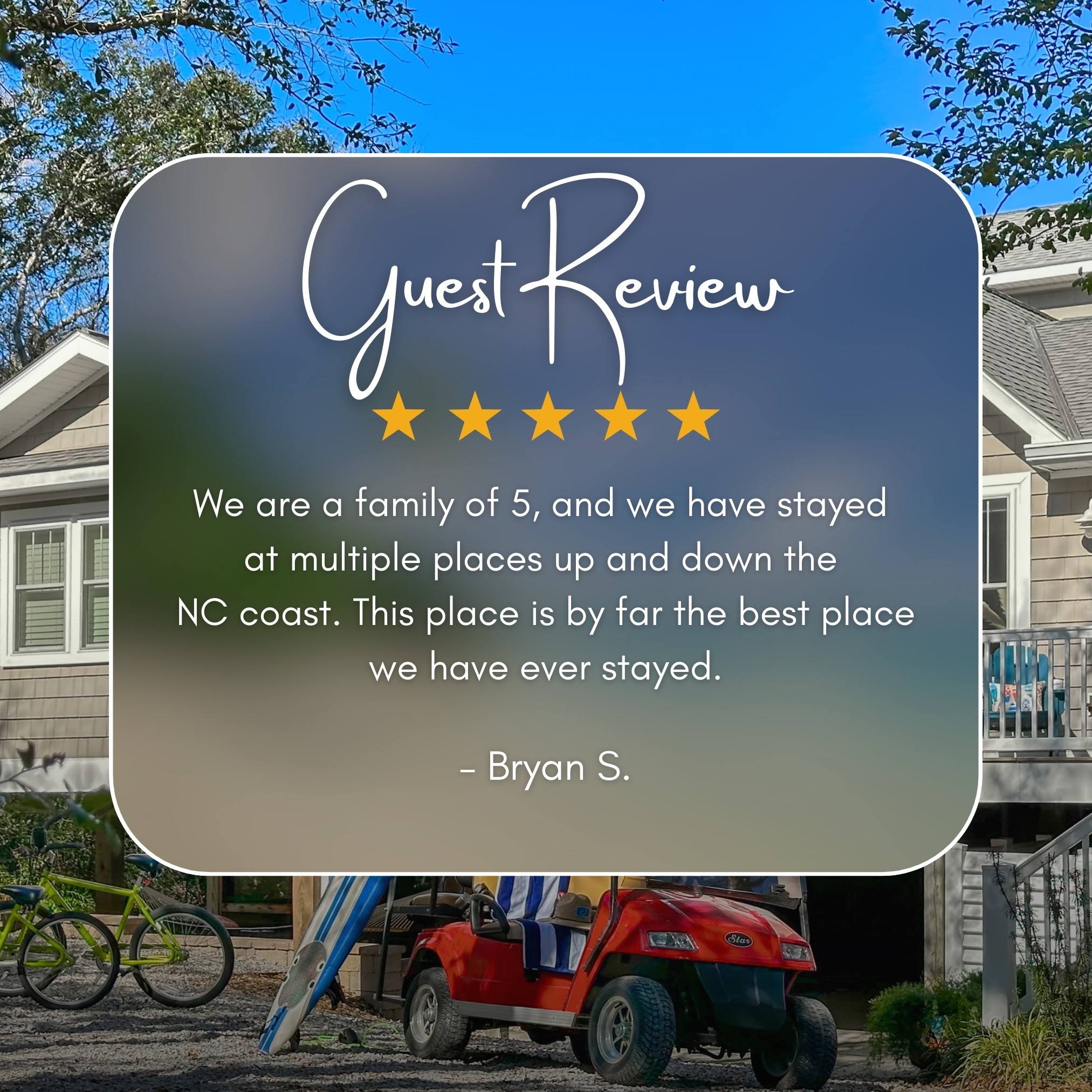 Don't take our word for it, consider our guests' reflections.