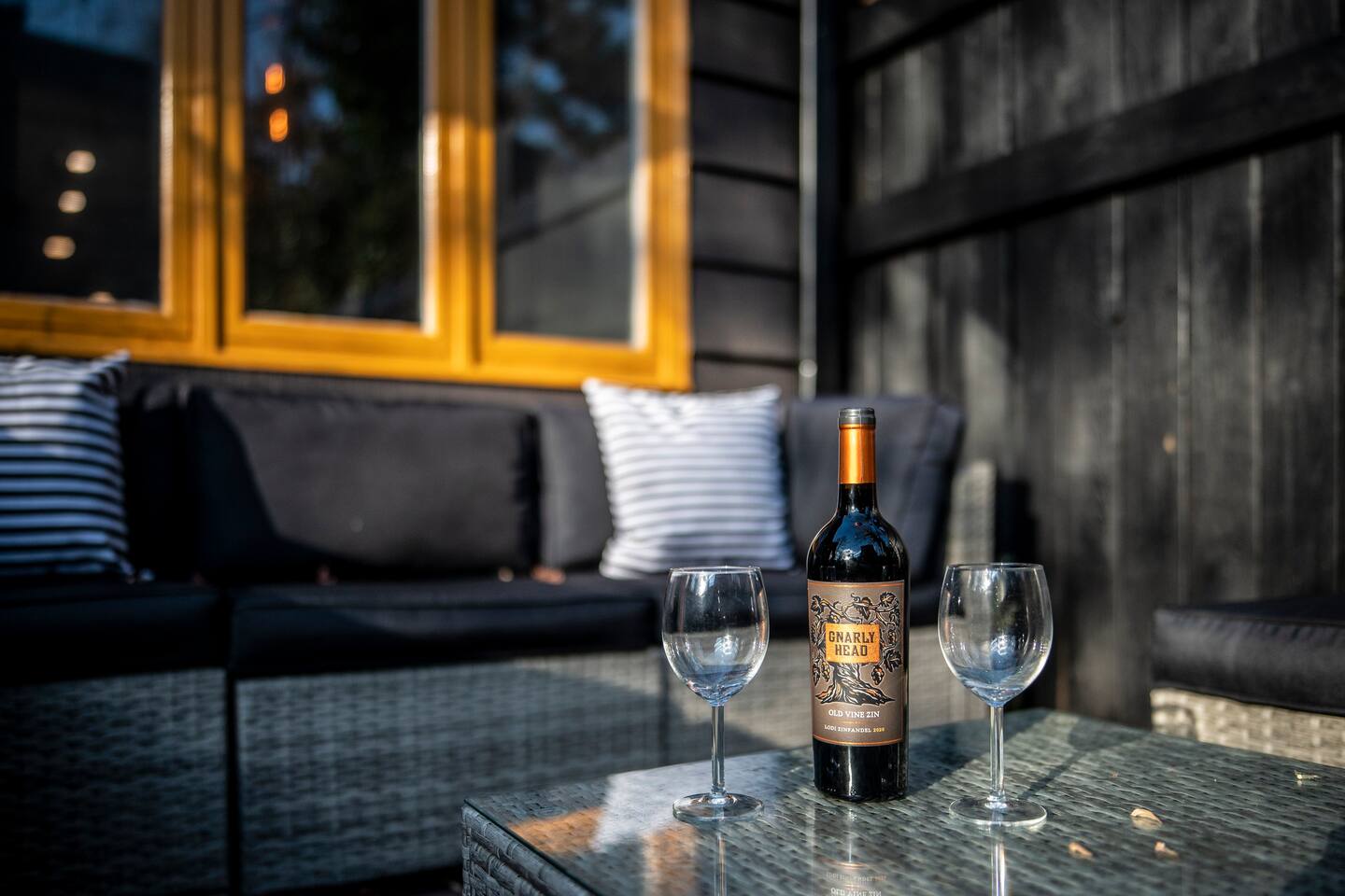 Let's have some wine on the deck next to a fireplace and relax!!! Winter or Summer best spot to spend quality time with friends and family!!
