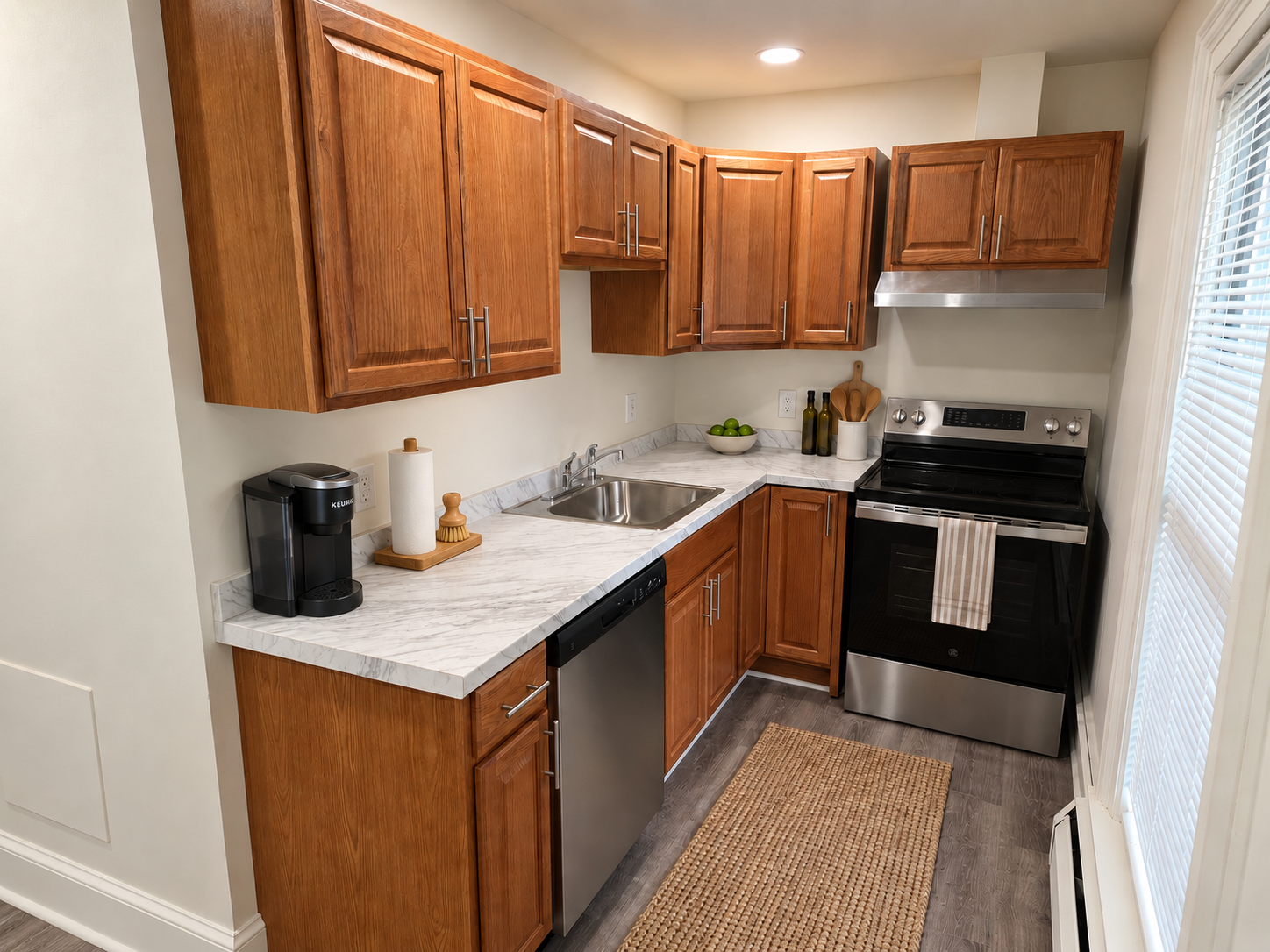 Kitchen with dishwasher