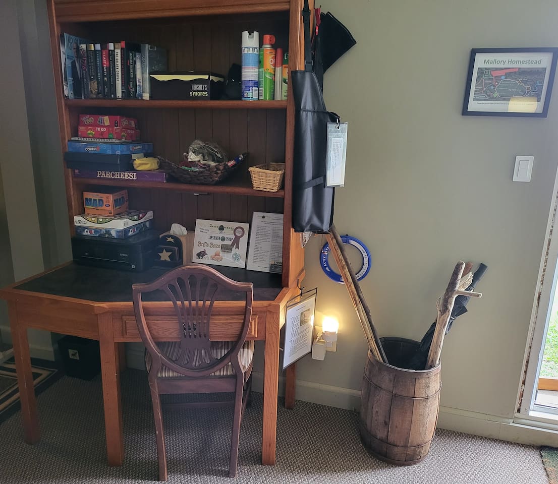 Desk in Entry Room