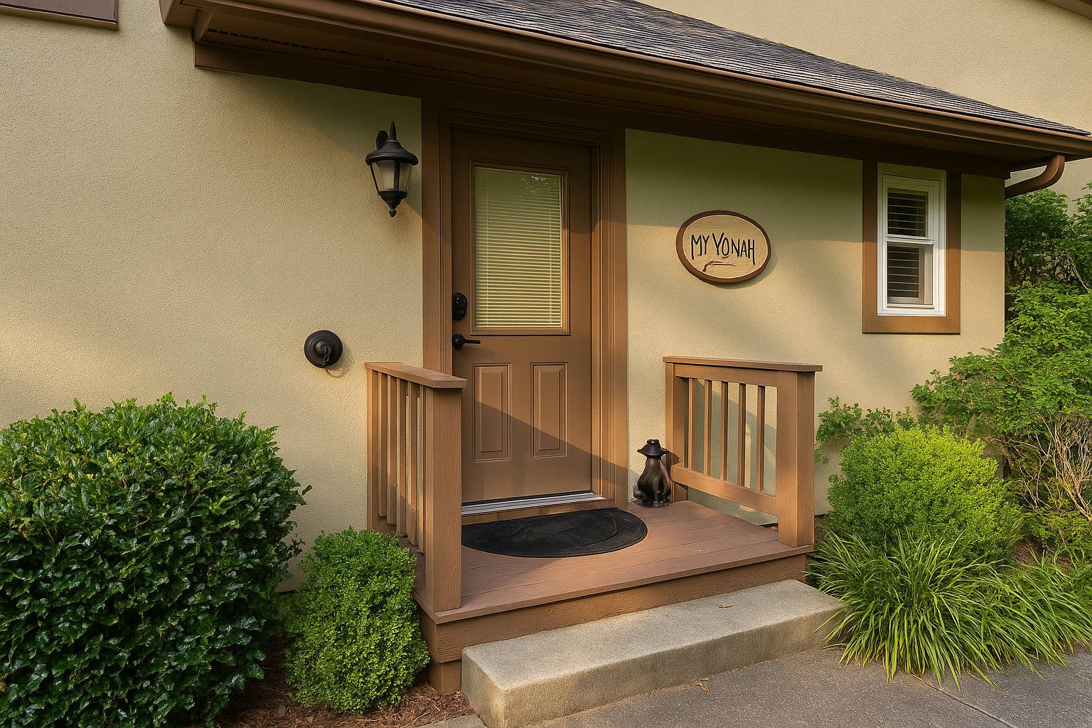 Private entrance with keyless entry for easy check-in and peace of mind. Guests love the quiet surroundings and lush greenery!