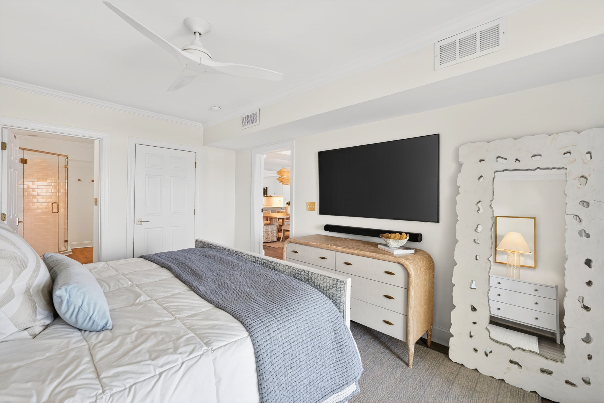 Primary King Suite 1 | 1006 Ocean Blvd, Isle of Palms, SC | 102 Dunescape | IOP Escapes