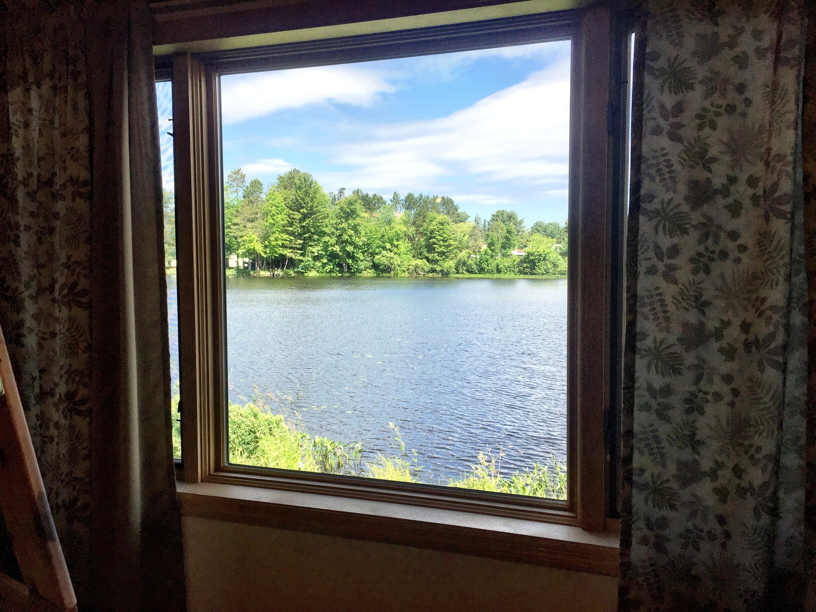 Lake views from bedrooms 3 & 4.