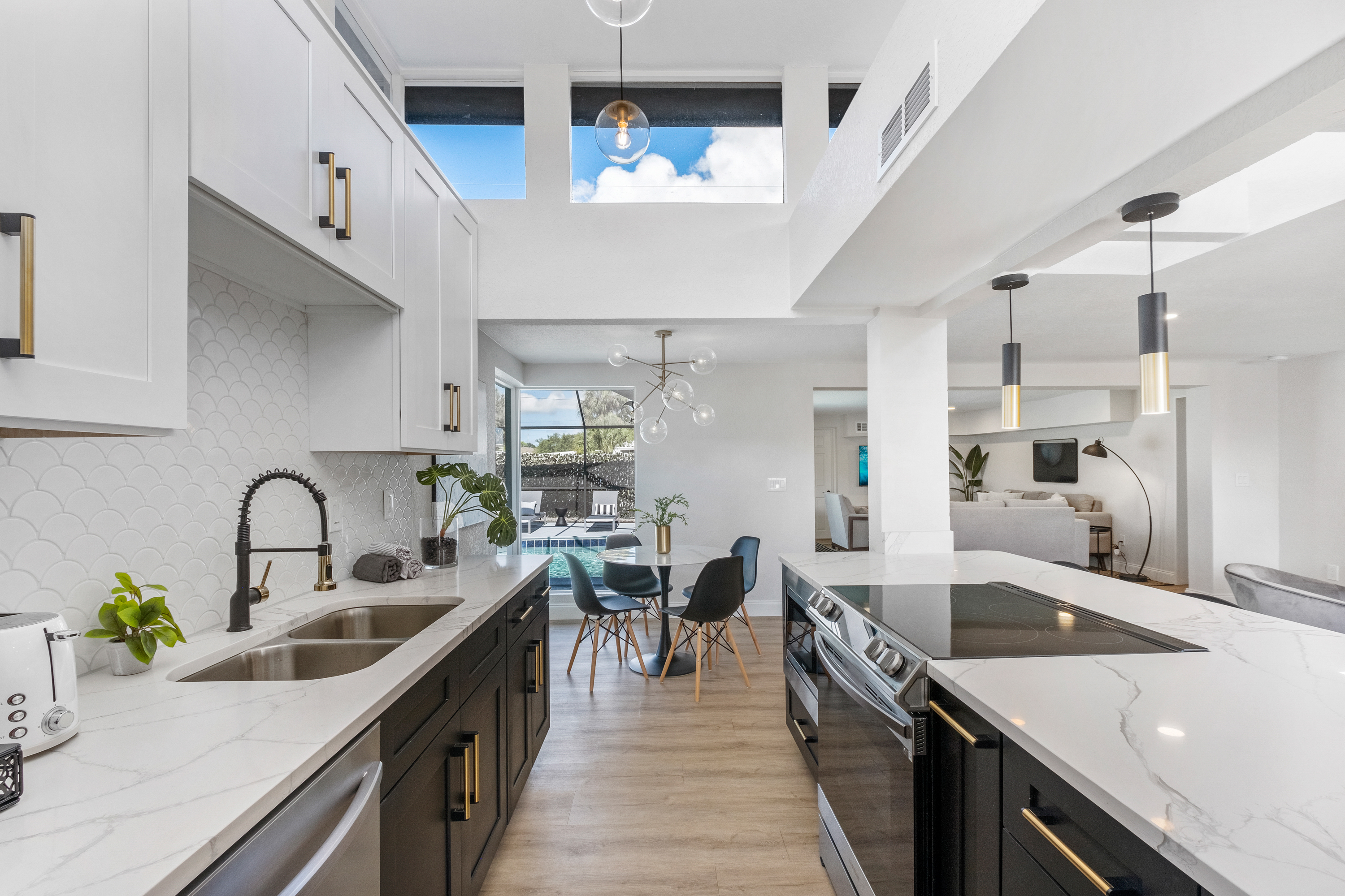 High Ceiling in Kitchen