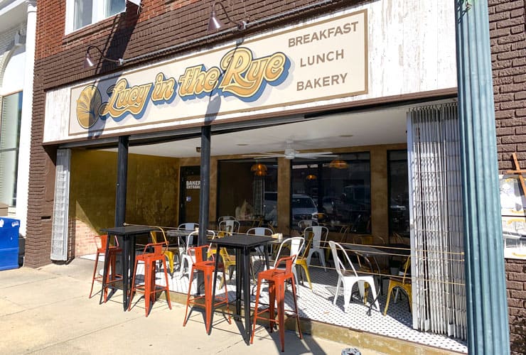Lucy in the Rye puts a fresh spin on Southern-inspired brunch and lunch favorites, using local ingredients and creative flavor combinations.