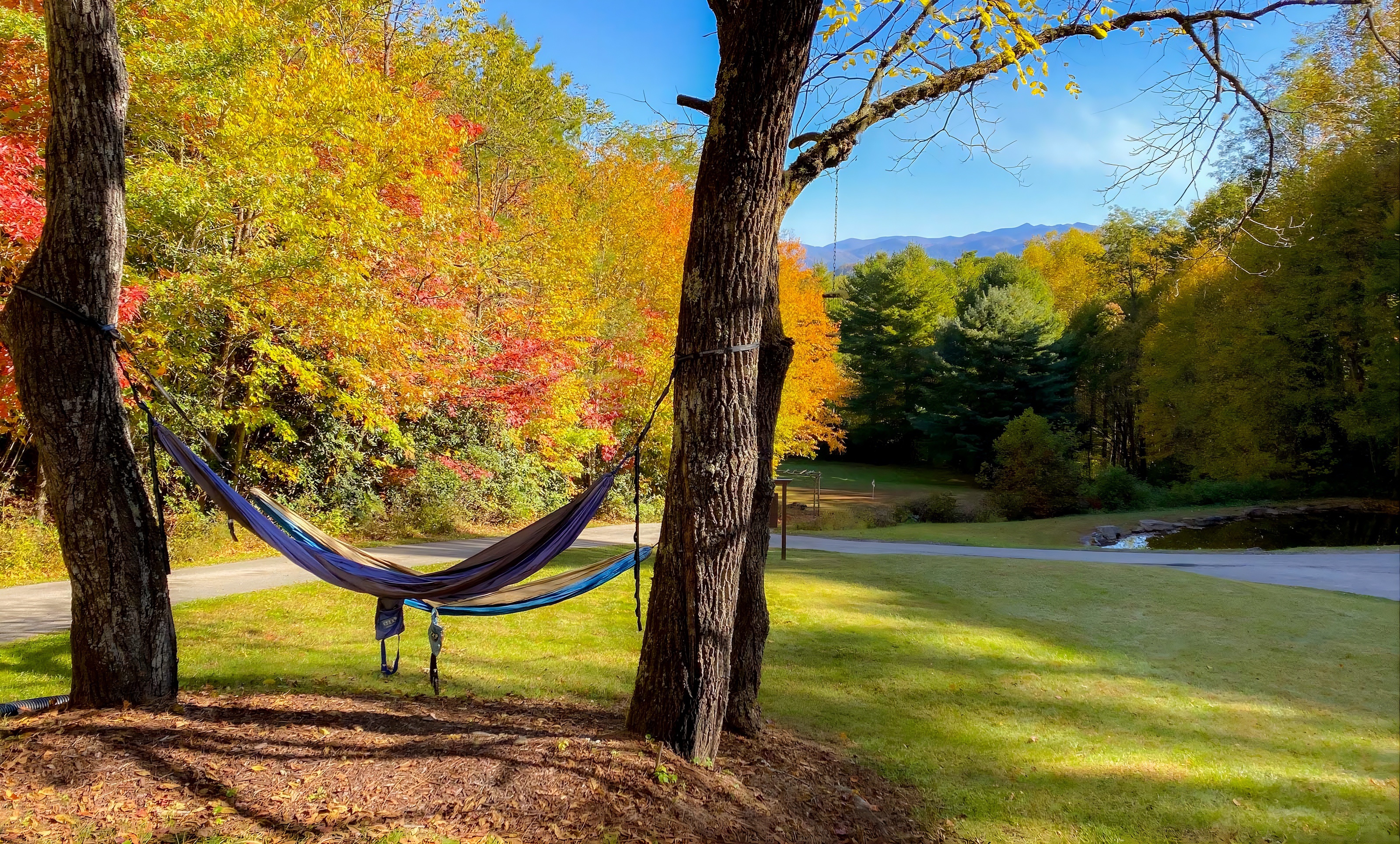 a perfect cool-off spot over looking the Great Smoky Mountains