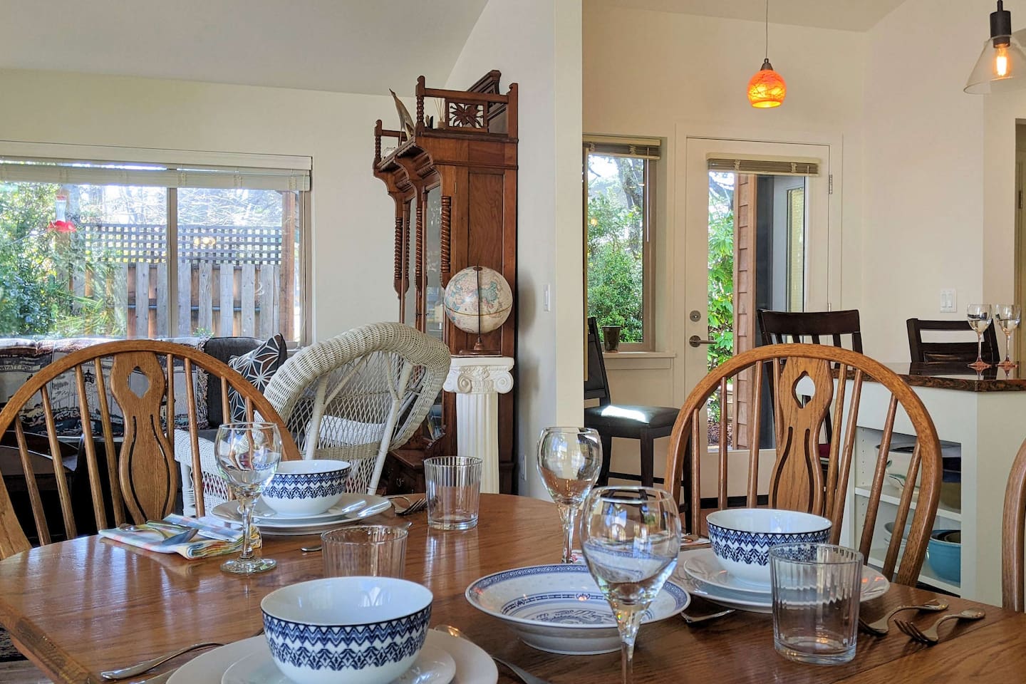 dining in great room