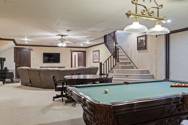 Downstairs Living/Gaming Area