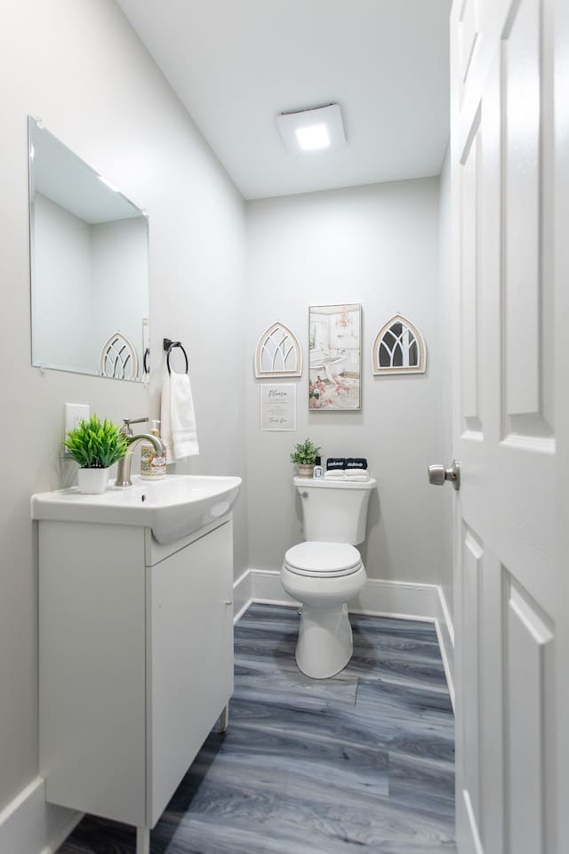 You’ll also find a handy half-bath on the first floor.