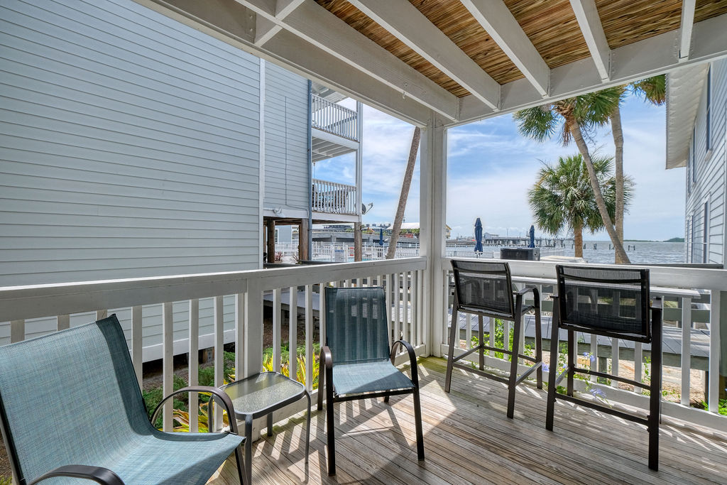 Outdoor Seating to enjoy your Water View