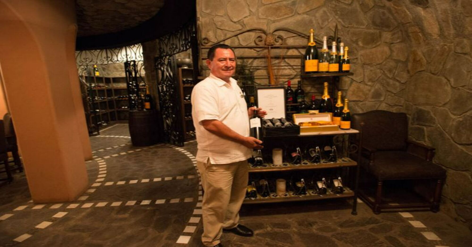 Wine Cellar and Dining at Hacienda Del Mar Cabo, Vacation Travel Exclusives