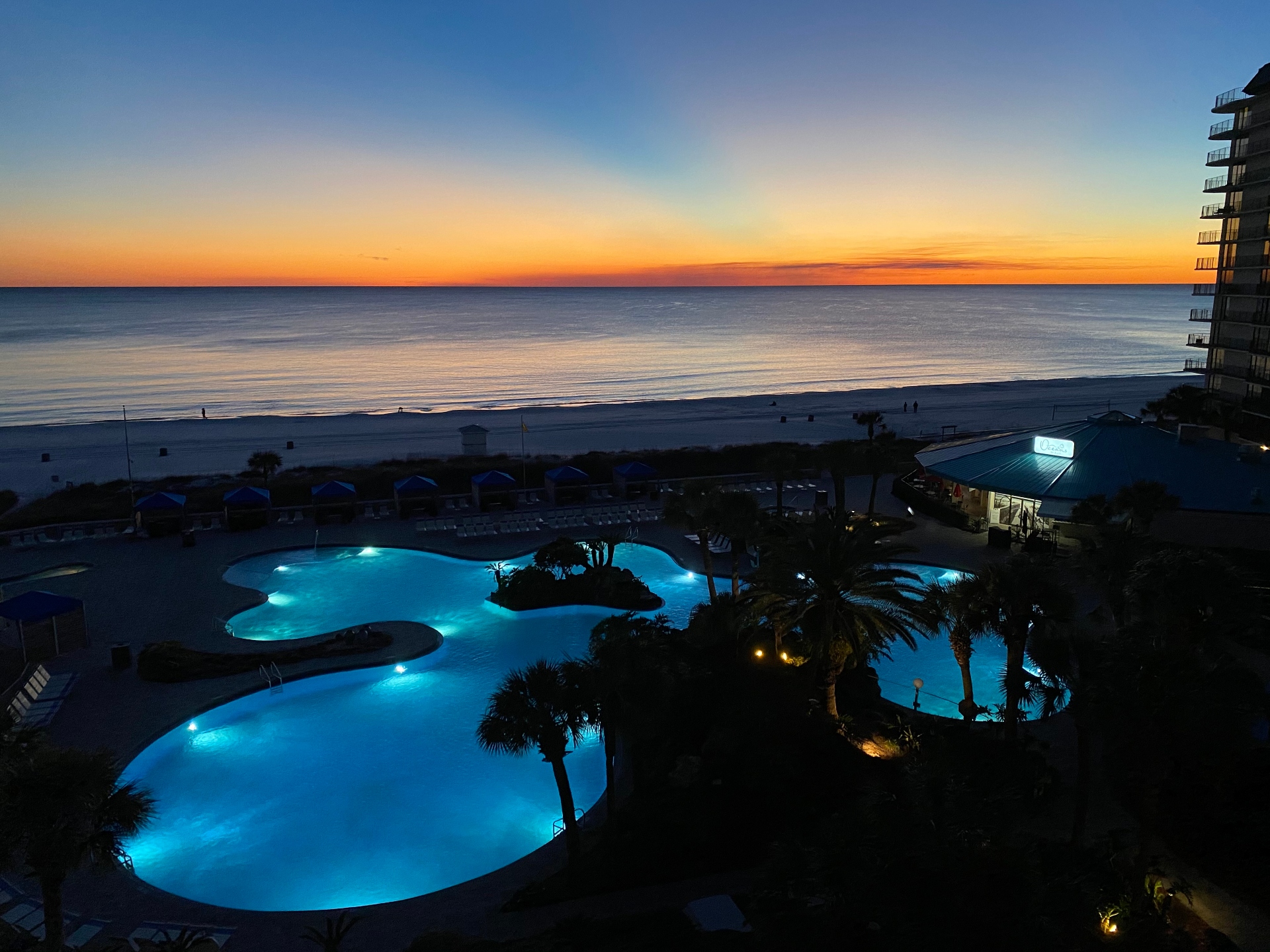 Sunset from your balcony!