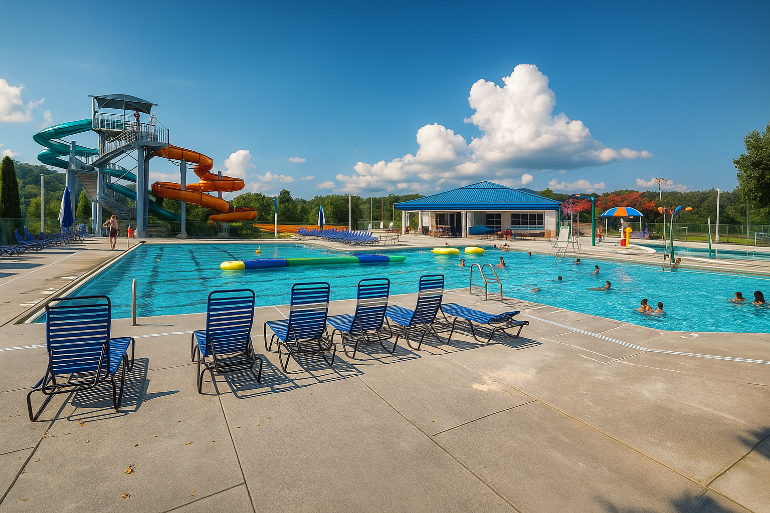 Splash into summer with Free Access to Water Slide, Baby pool, and Outdoor and Indoor pool at Pigeon Forge Community Center