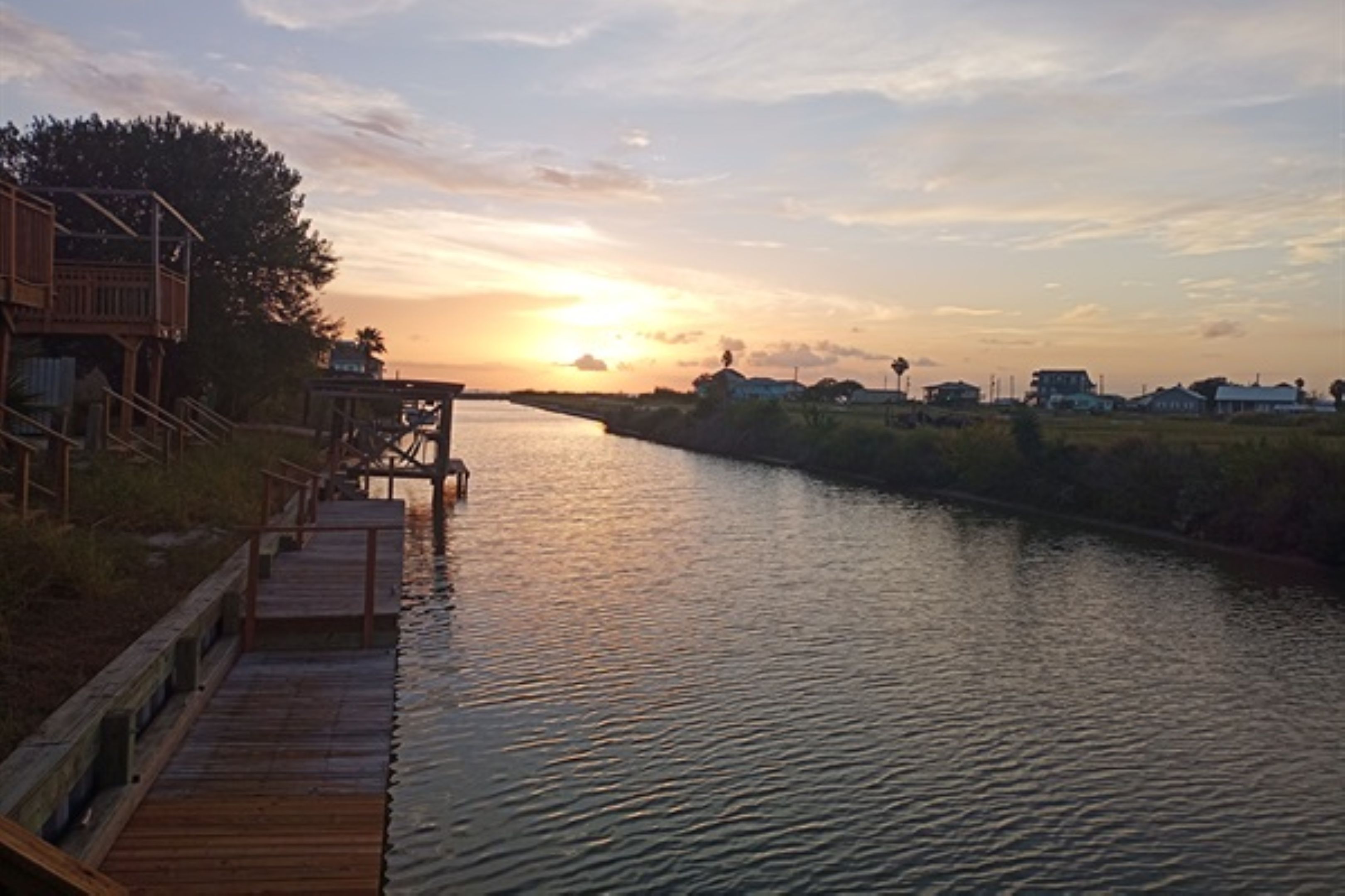 View looking west towards Copano Bay