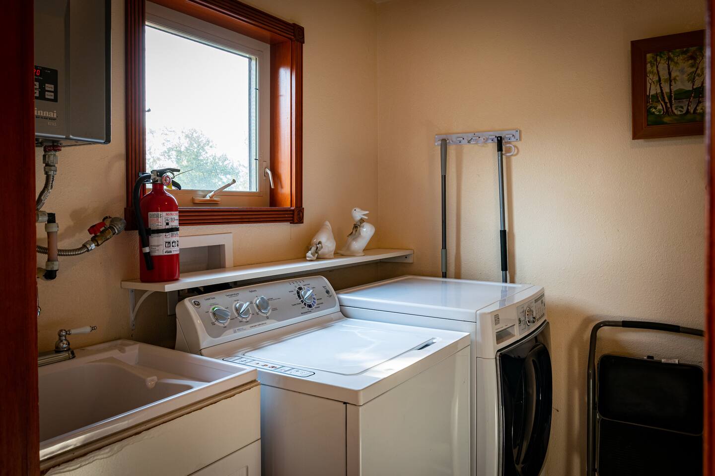 Laundry room. Bring your favorite detergent if you plan to use it.