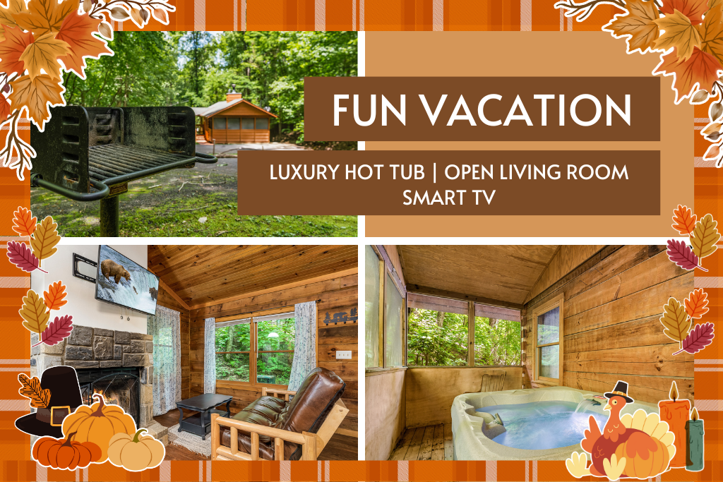 Smart TV, fireplace, and a hot tub? You just found your fun vacation
