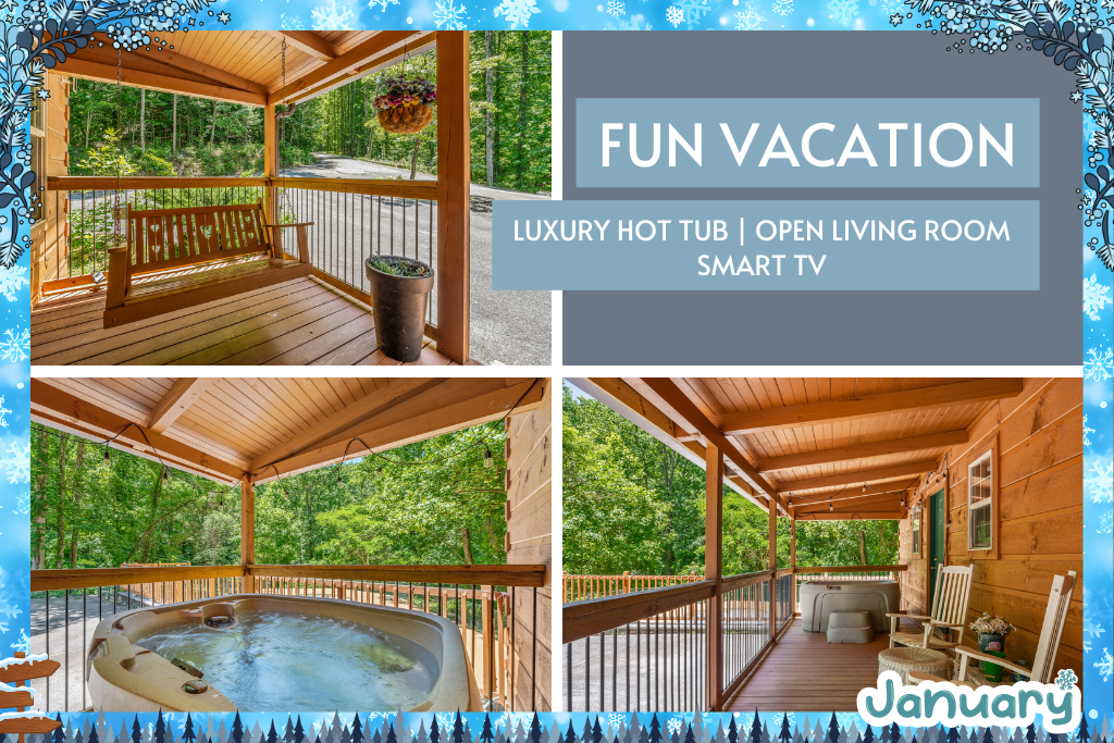 Private hot tub, cozy fire, Smart TV—your fun mountain getaway awaits!