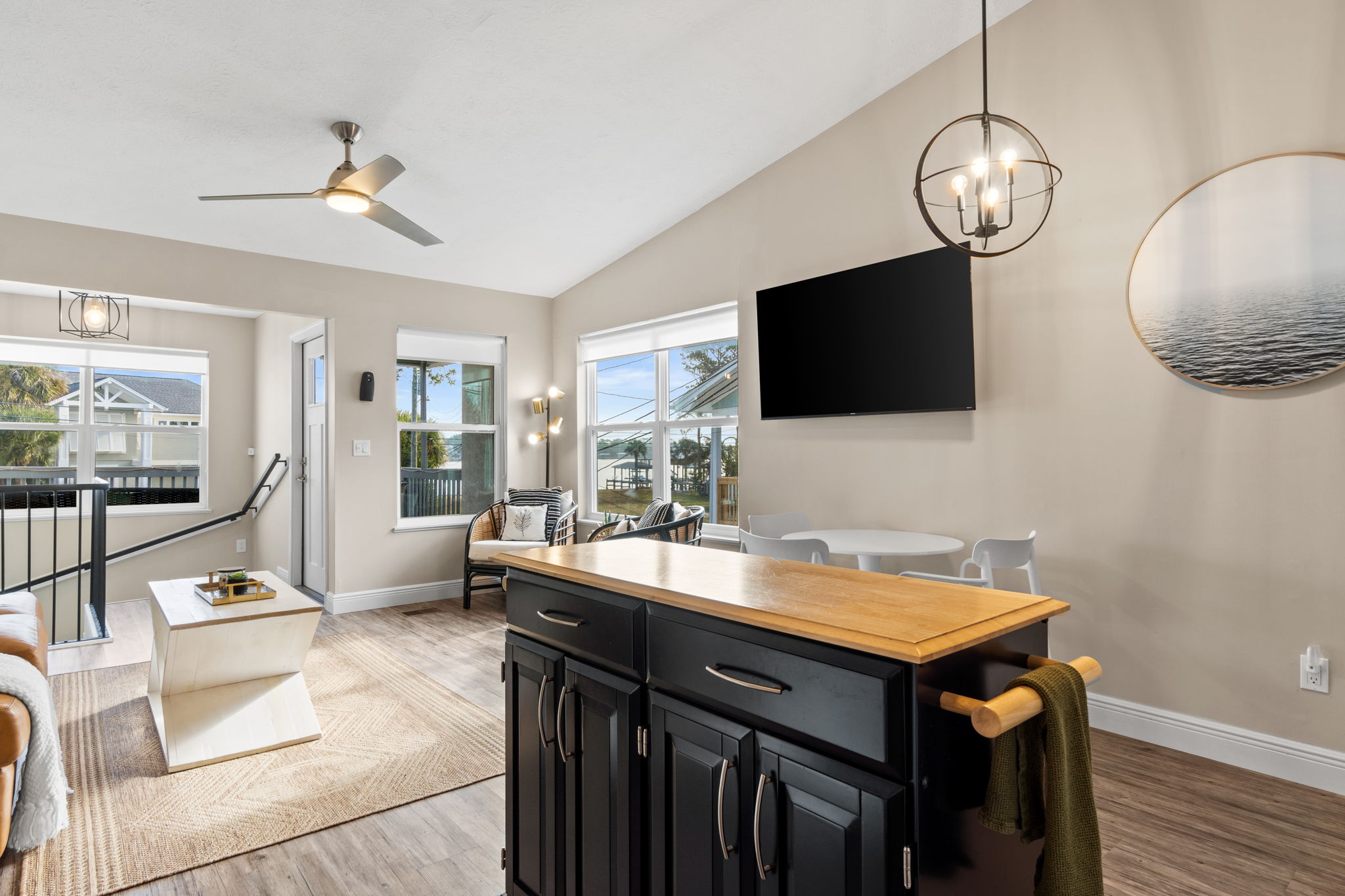 Kitchen and Living Area