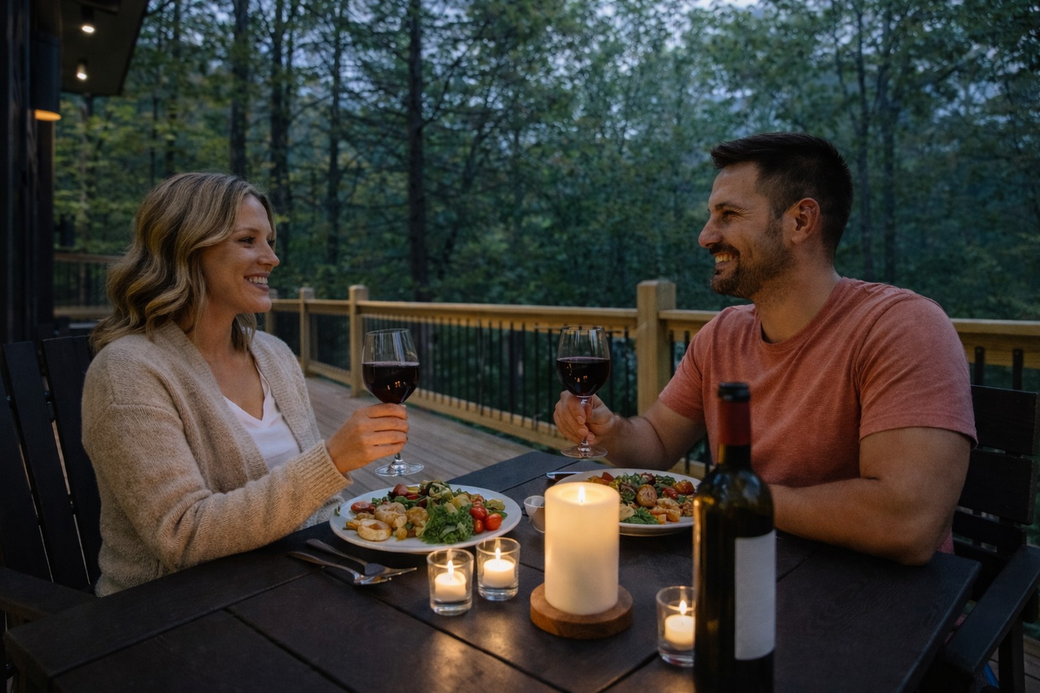 Outdoor dining table