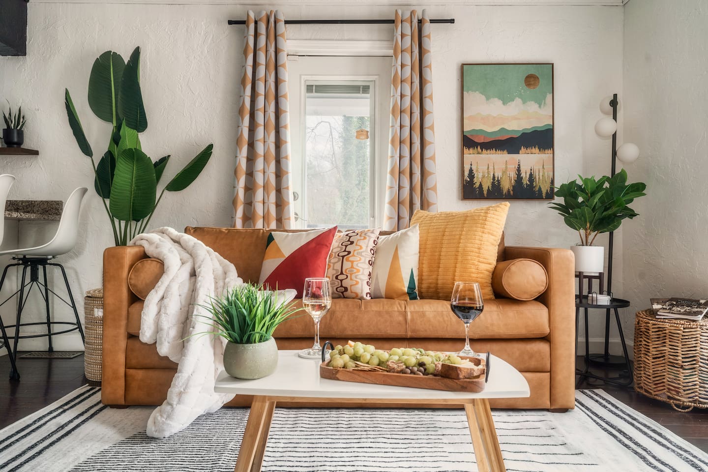 Living room with sleeper sofa