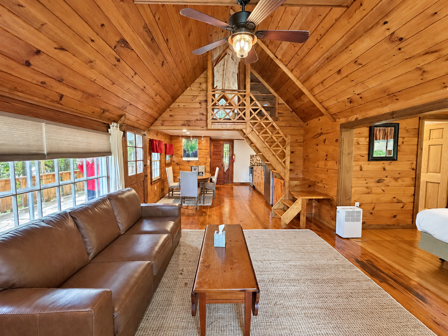 Hatch's Roost open layout with loft