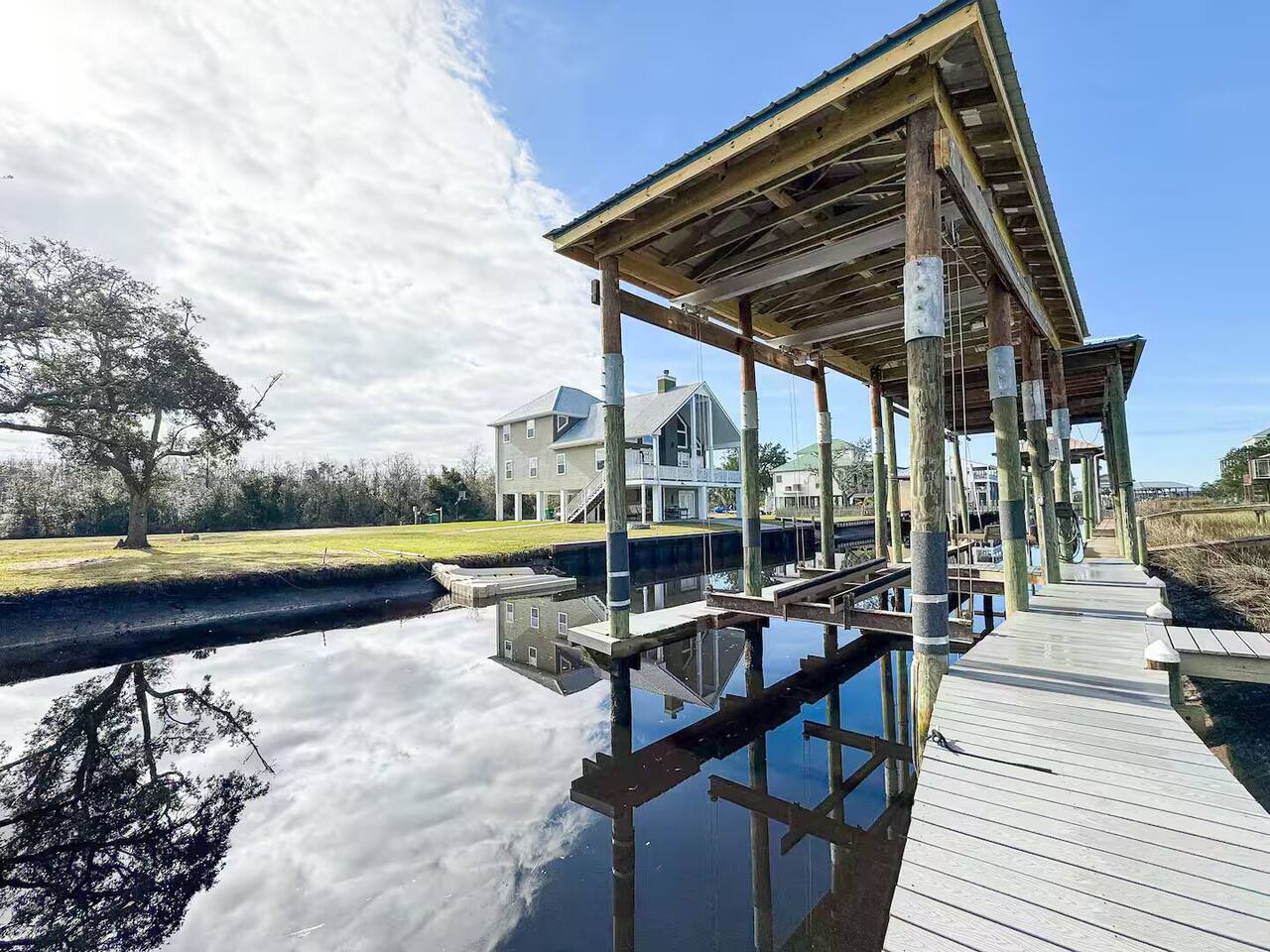 The mirrored reflections on the water make every sunrise and sunset a breathtaking moment right from the property.