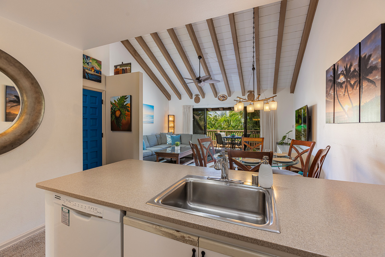 Bar area works perfectly as a breakfast buffet