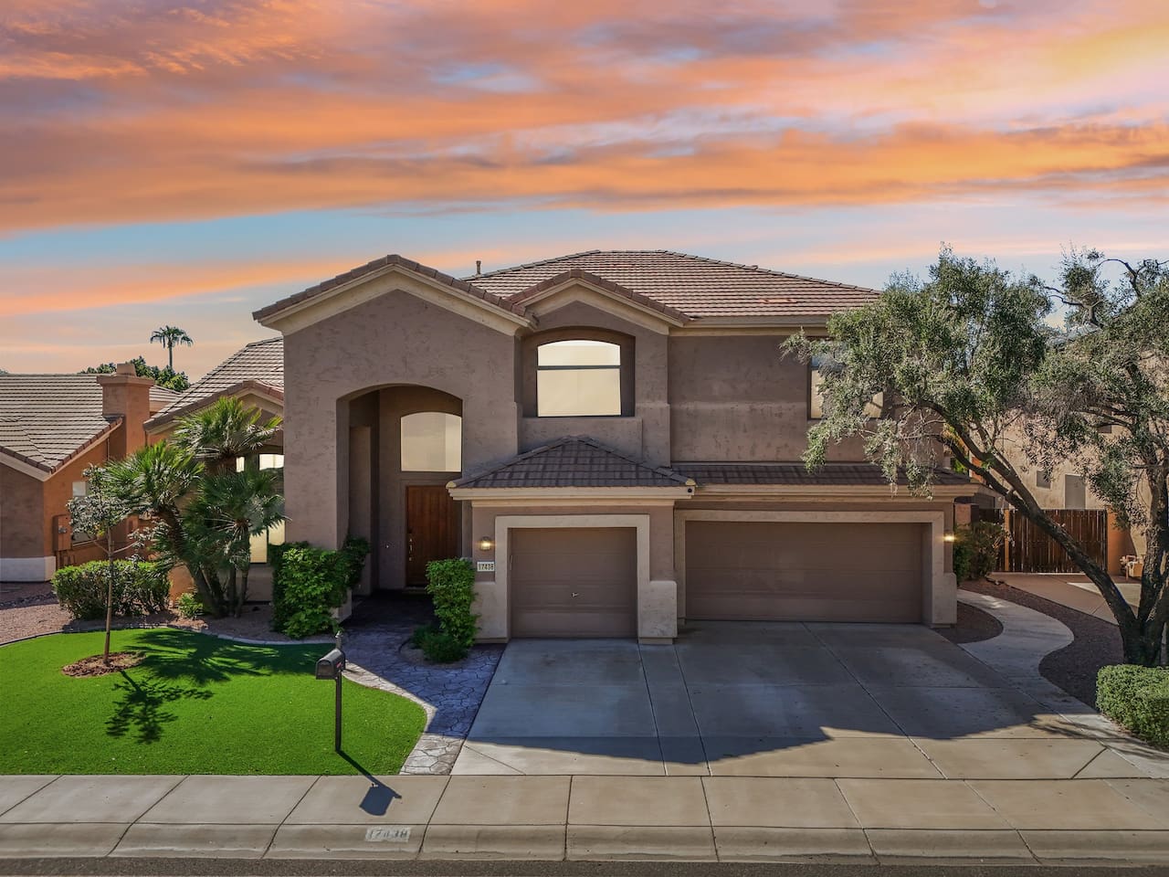Welcome to your Scottsdale getaway! Spacious two-story home with a 3-car garage, desert landscaping, and beautiful curb appeal.
