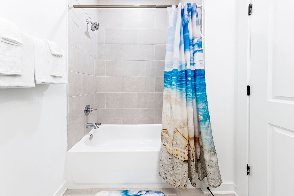Full Bathroom #2 - Clean, modern bathroom with fresh linens and essential amenities