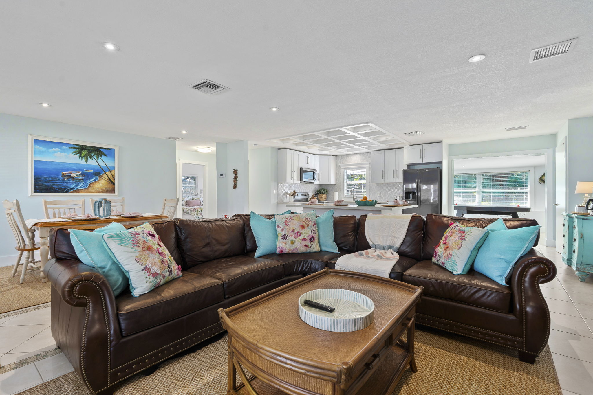 Leather Sectional Couch