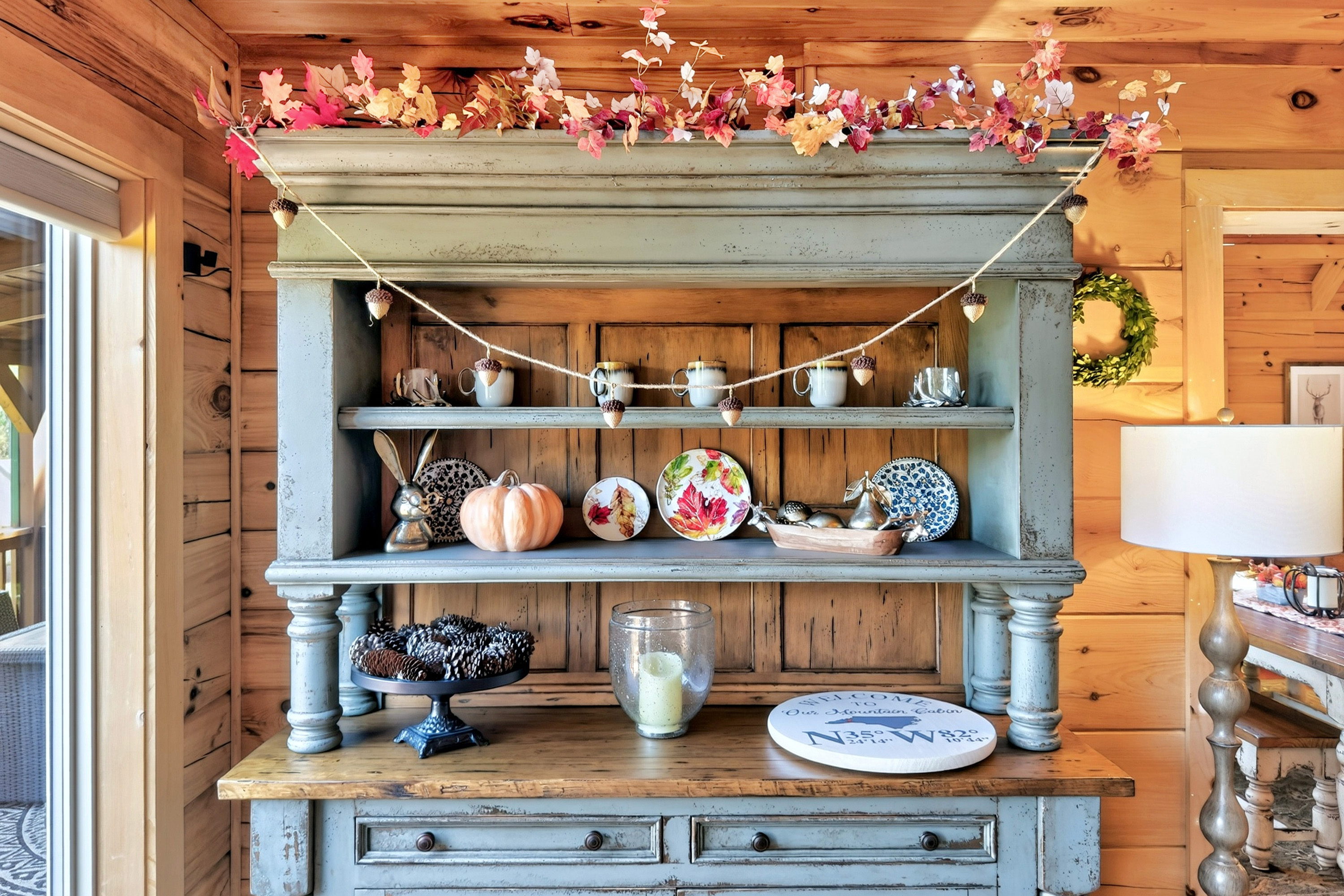 Beautiful autumn decor throughout the home