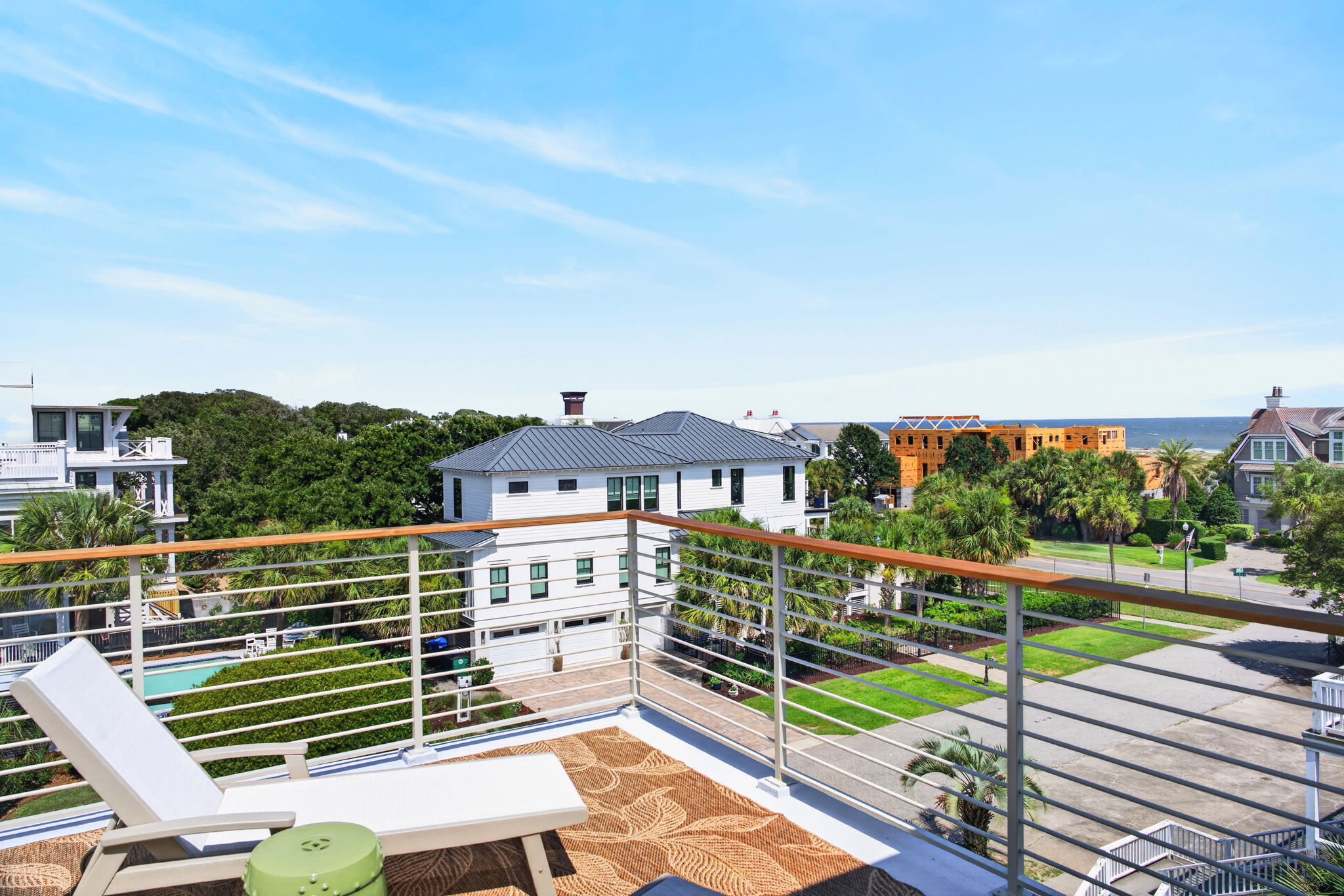 Rooftop Deck | Tahanan Palms | 3 38th Ave | IOP Escapes