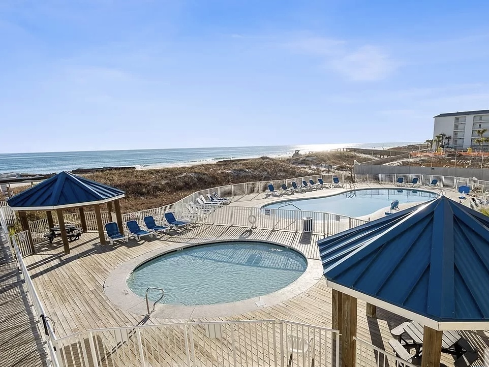 Beachfront Full-Size Pool (seasonally heated) & Kiddie Pool