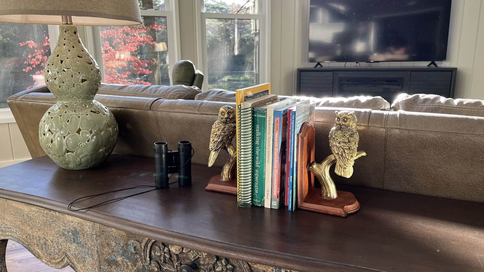 A number of books regarding area attractions and trails guides are provided within the cottage.