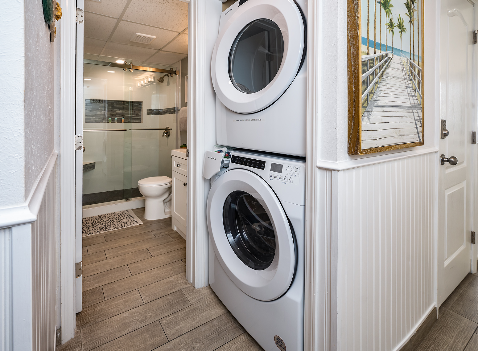 Full size washer and dryer