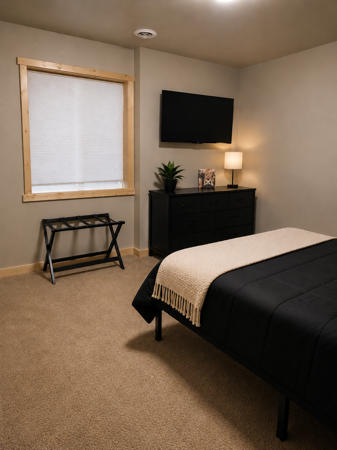 Downstairs bedroom.