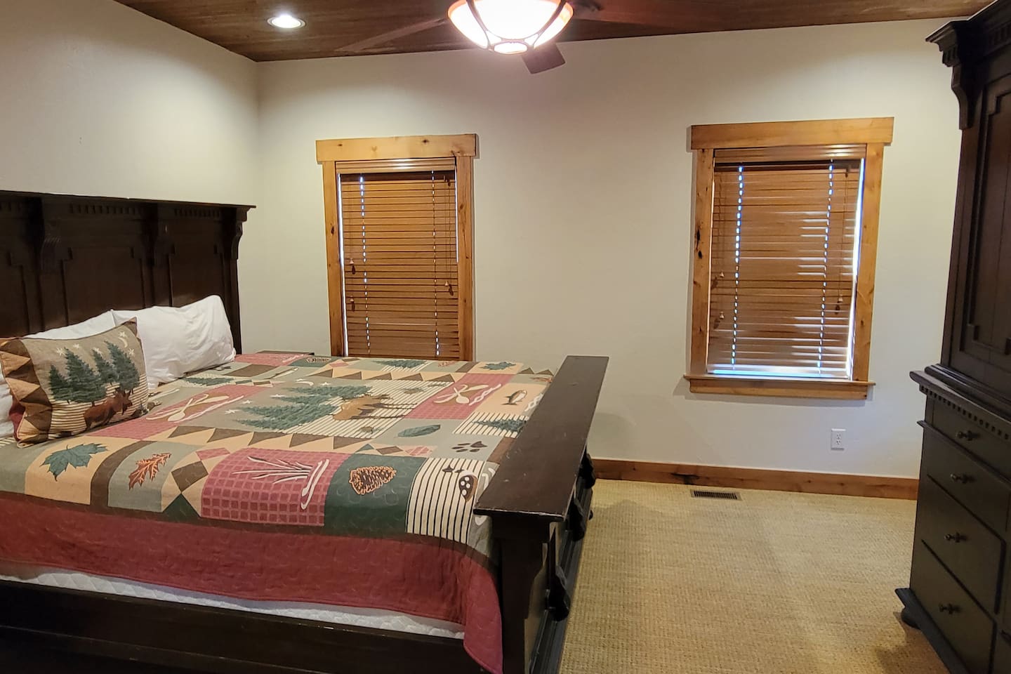 Bedroom 1 king bed main floor
