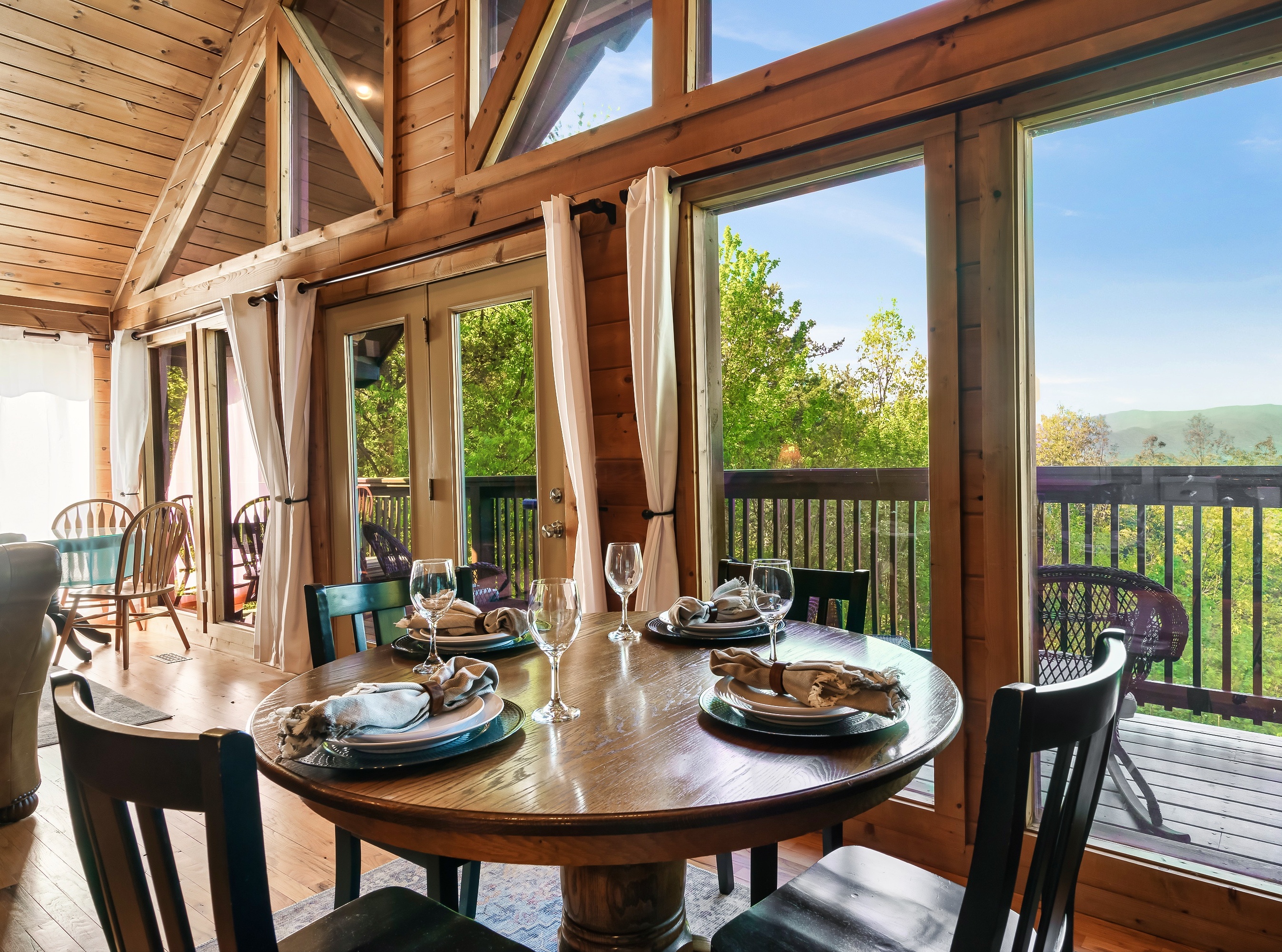 Dining area with view