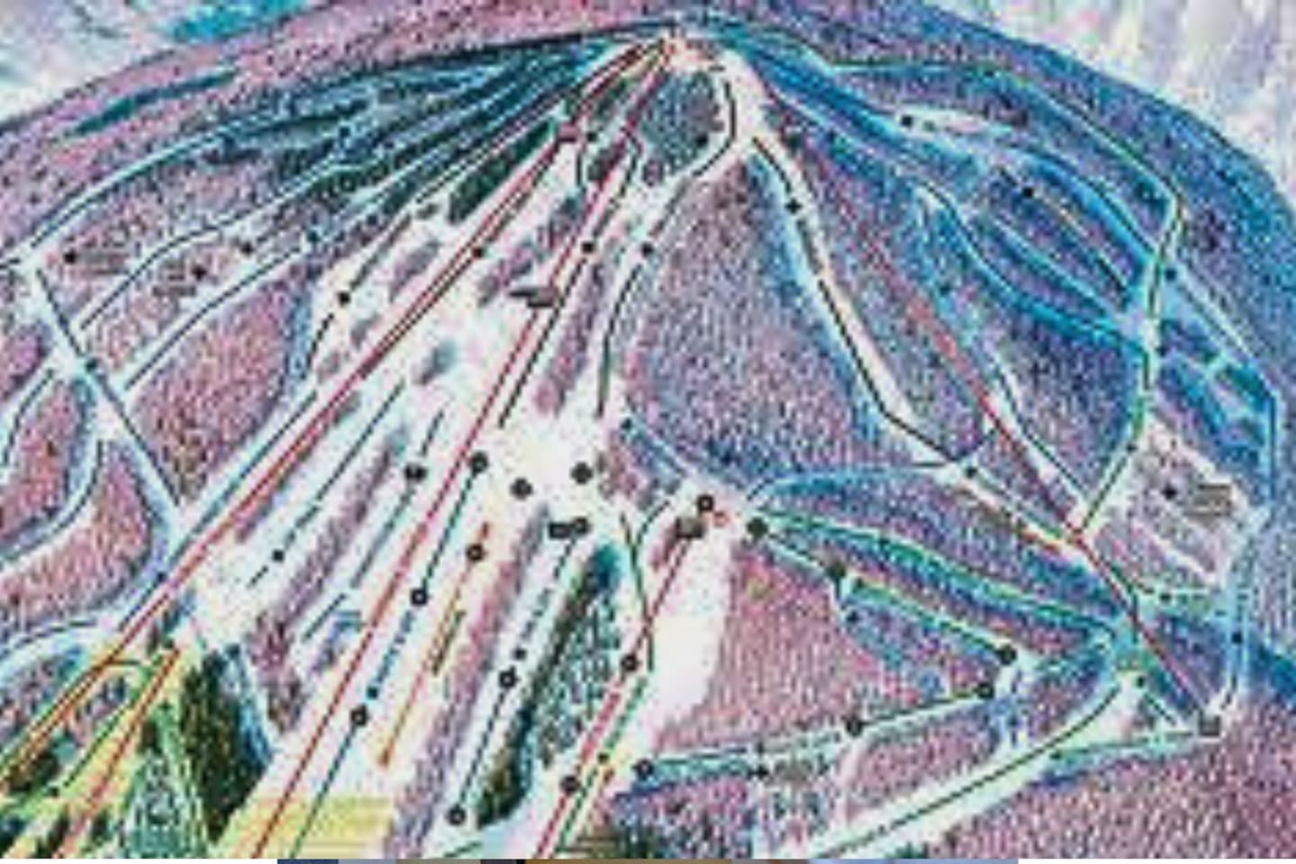 Ski Trail map for Cranmore mountain! 