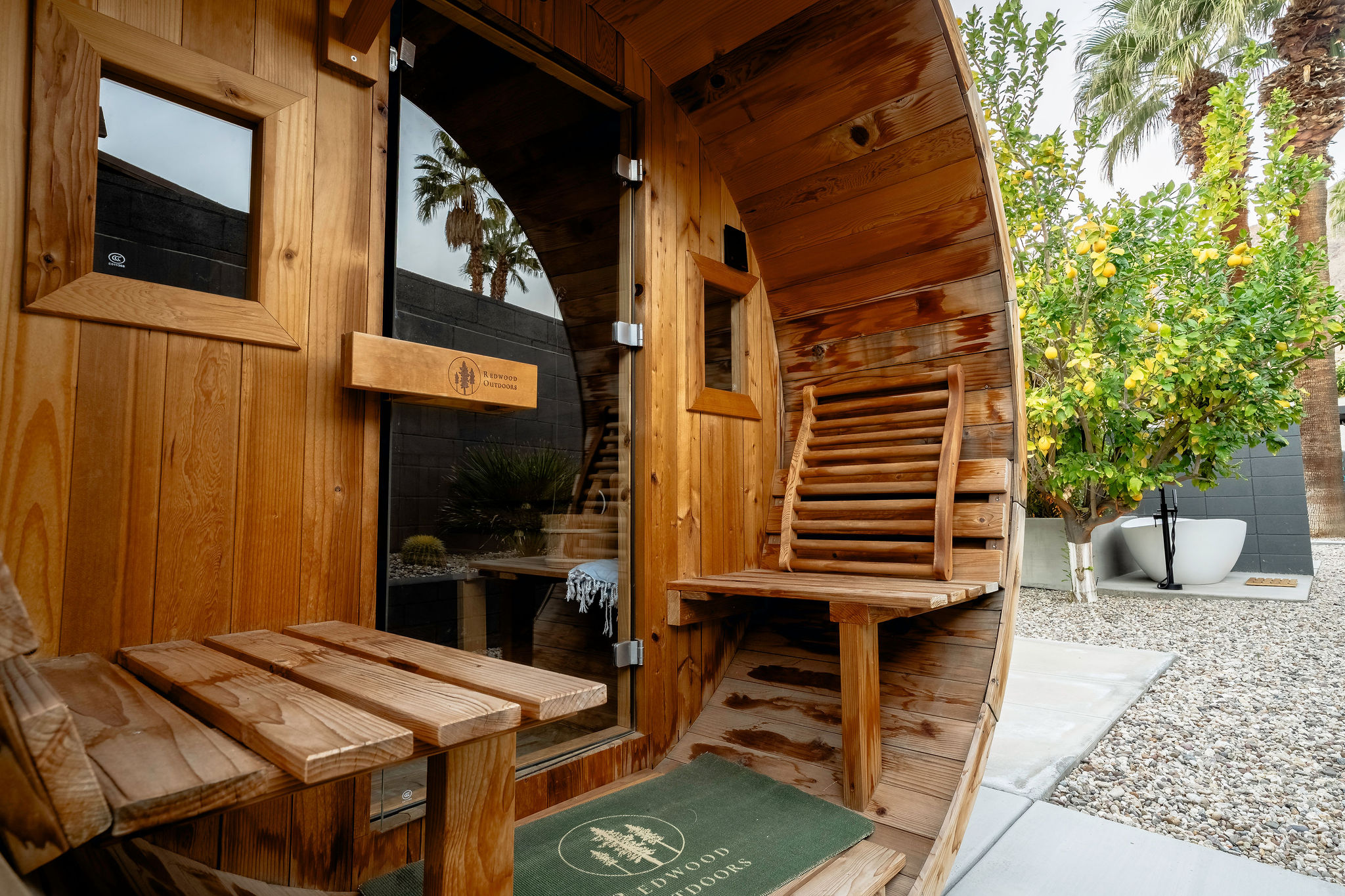 Relax in your own private sauna