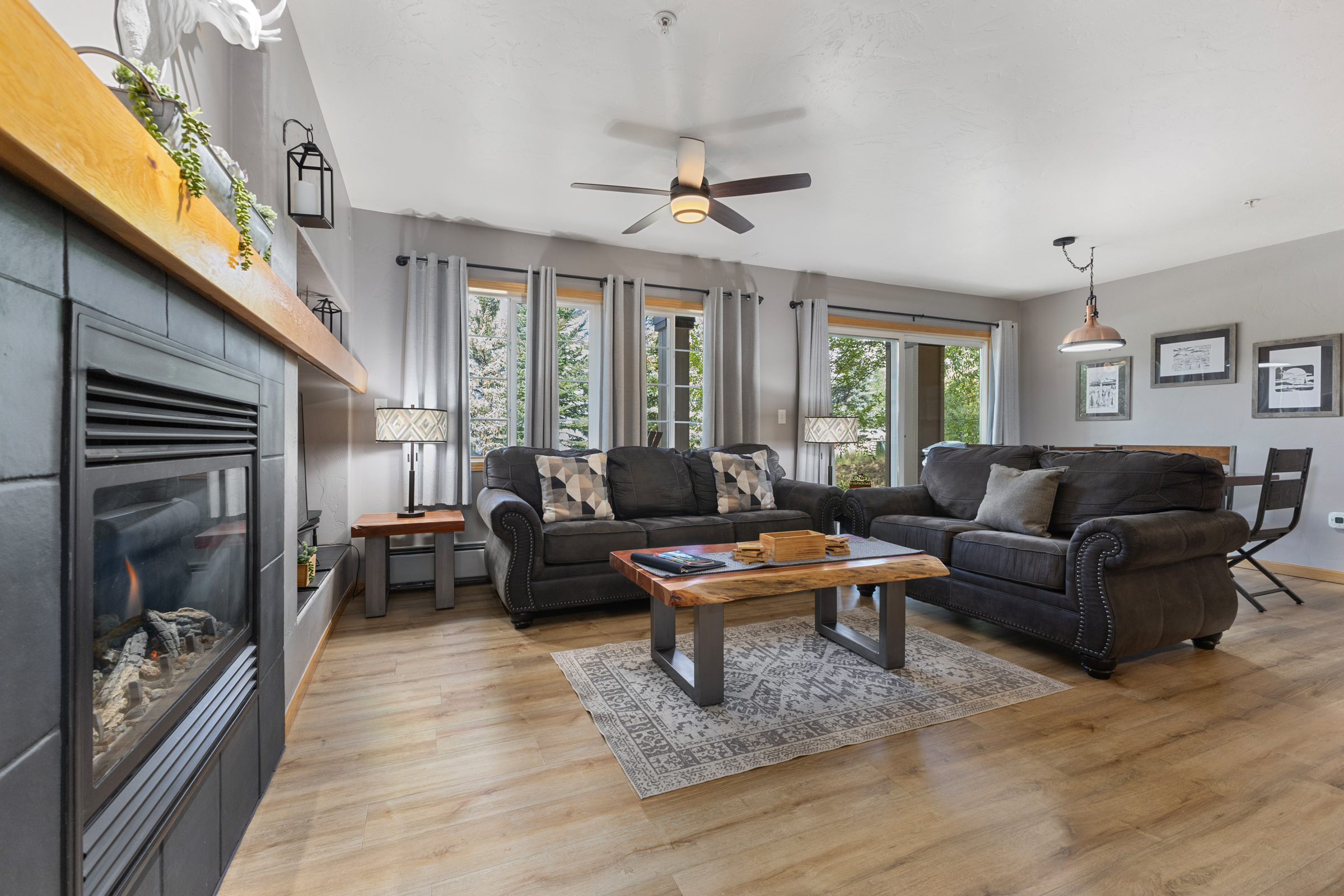 Living Area | Gas Fireplace | Sleeper Sofa