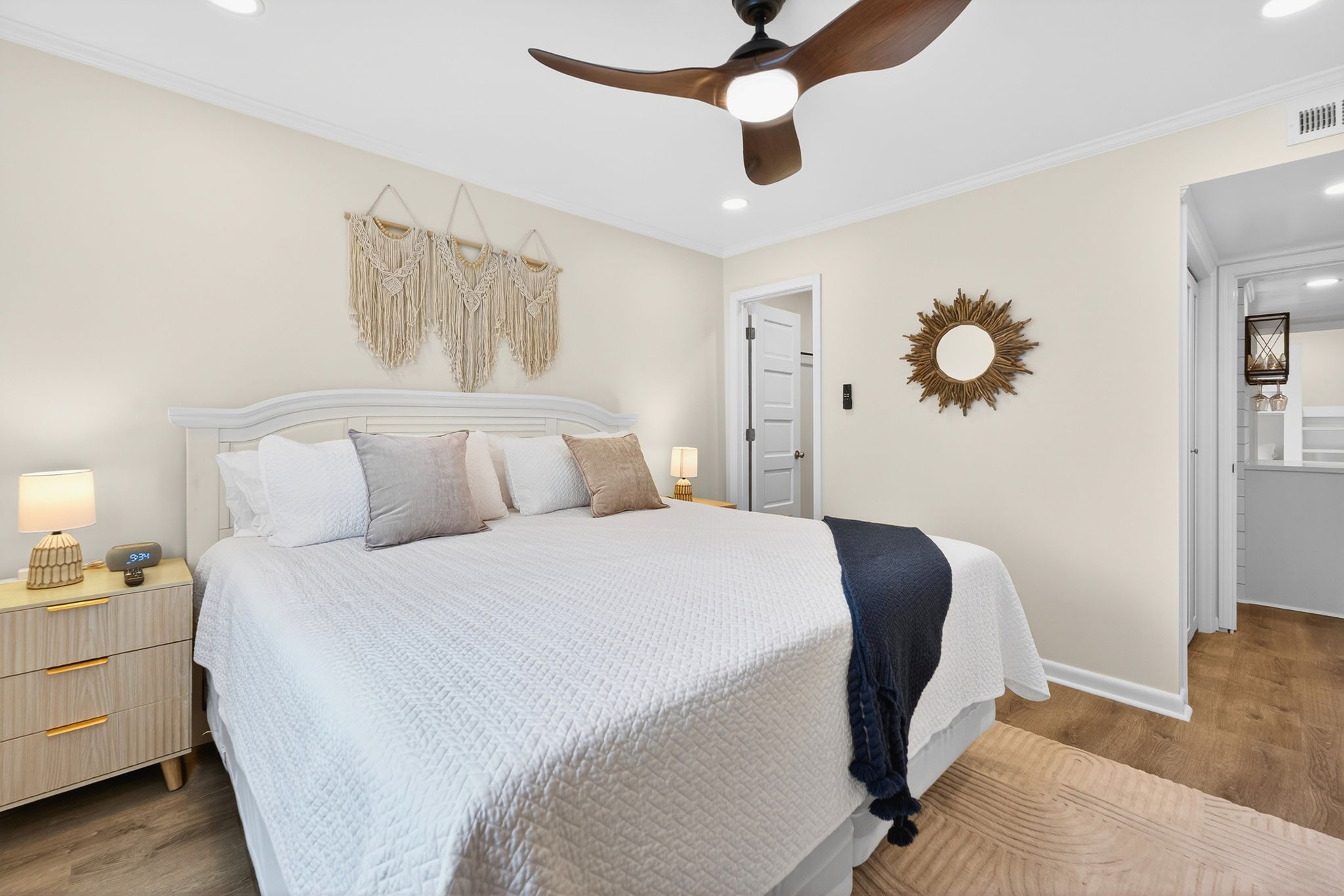 Primary Suite | Beach Break | IOP Escapes Vacation Rentals | 1400 Ocean Blvd 106B, Isle of Palms SC