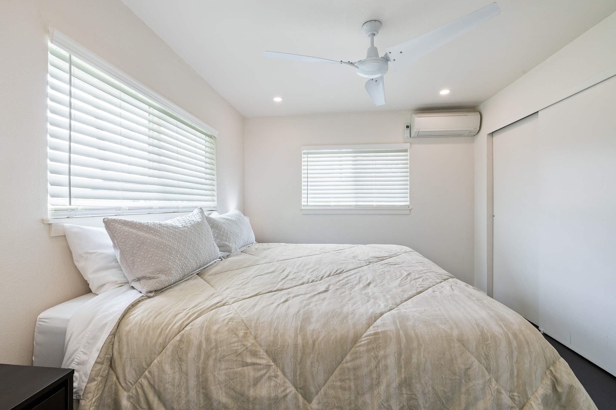 King Bedroom + A/C + Ensuite Half Bath