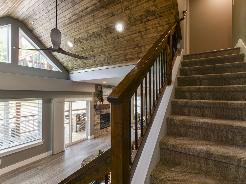 Upstairs are 3 king suites