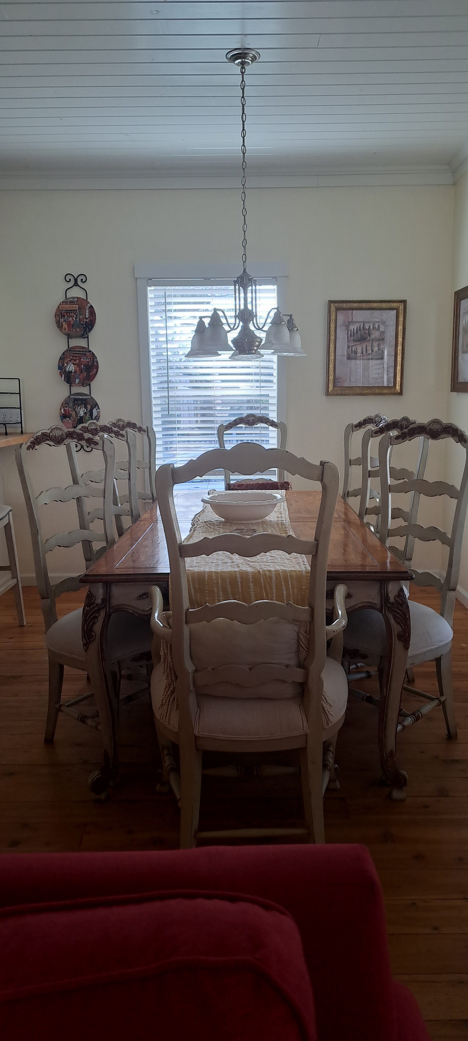 Beautiful French-County dining table for making lasting family memories.